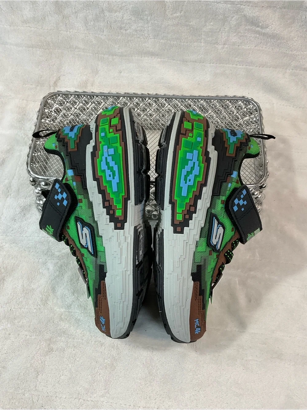 Skechers Mega-Craft 4K Minecraft Green Brown Multi Sz 13T/12UK/30EU 402160L